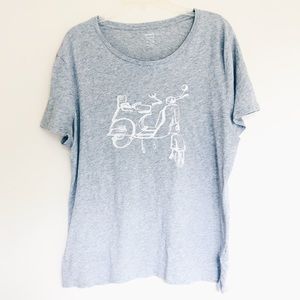Old Navy Gray Vespa Top